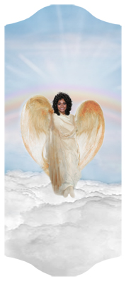 DARAY-C-119-BL Angel (AA) Clouds Blue